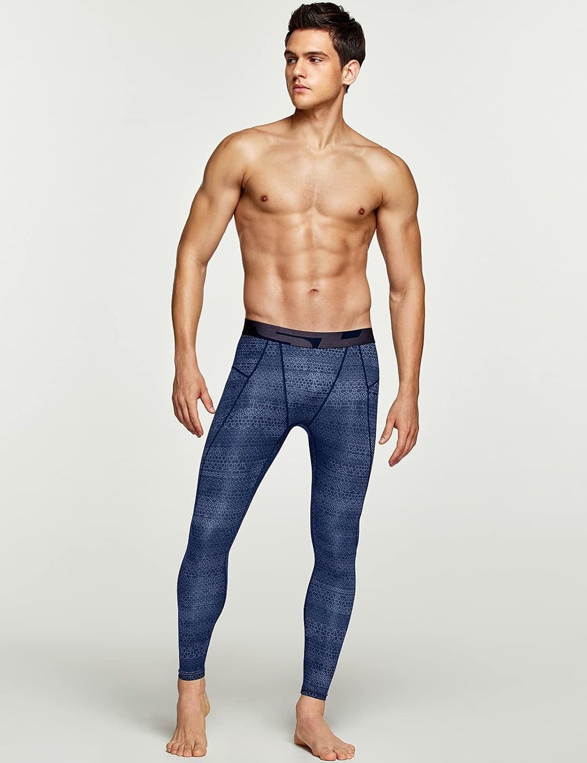 Men'S Compression Pants - Cool Dry Athletic Sports Workout Running Tights Leggings Baselayer
