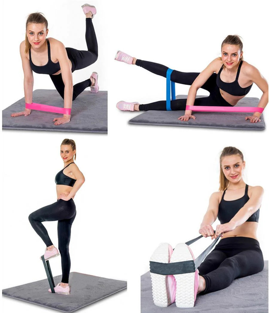 Jupitergear 5 Piece Set of Resistance Body Bands with Carry Bag