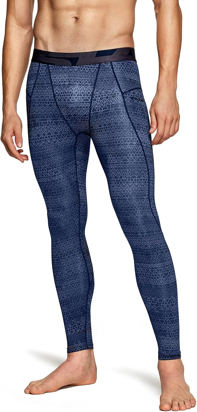 Men'S Compression Pants - Cool Dry Athletic Sports Workout Running Tights Leggings Baselayer