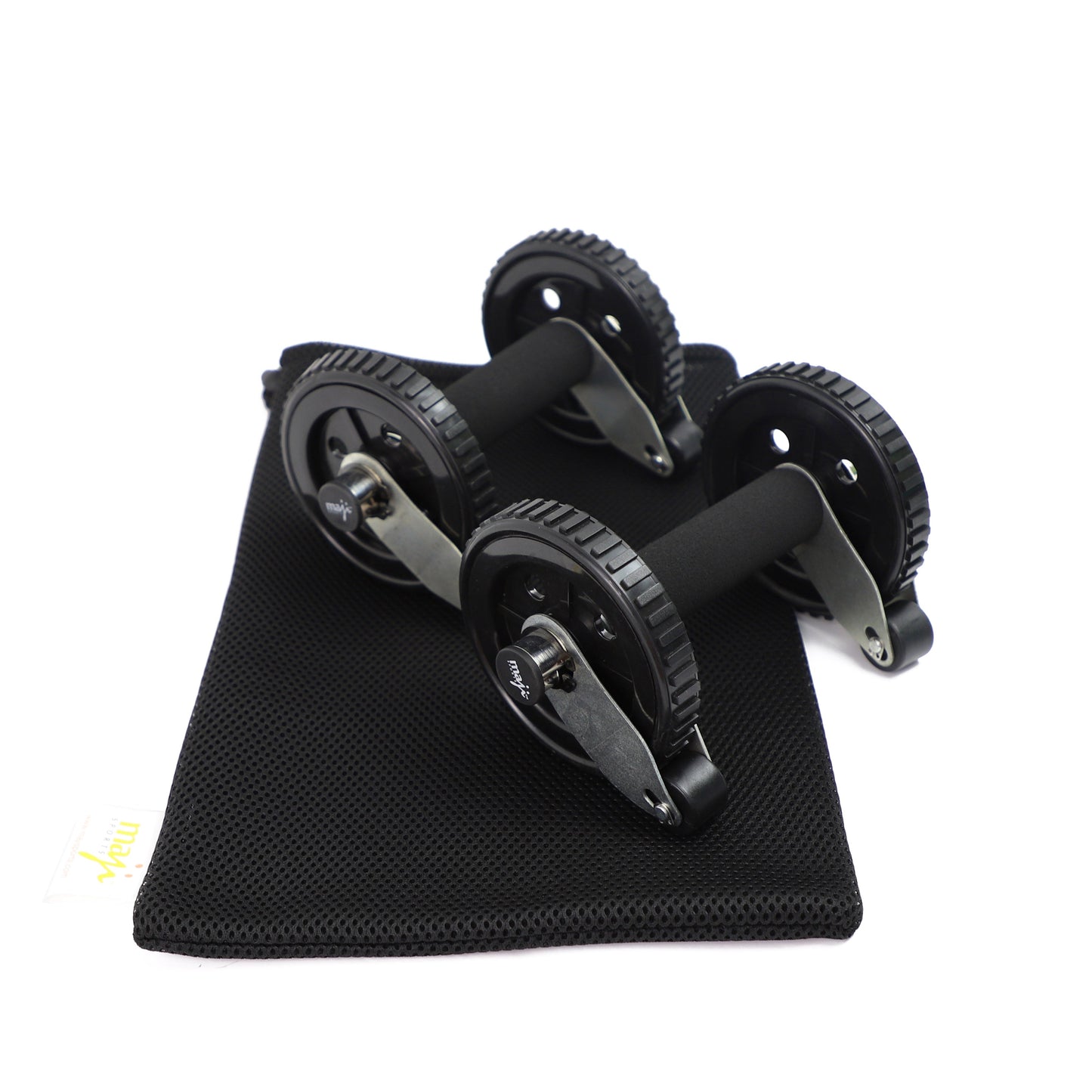 Maji Sports Multi-Functional Ab Rollers - Black