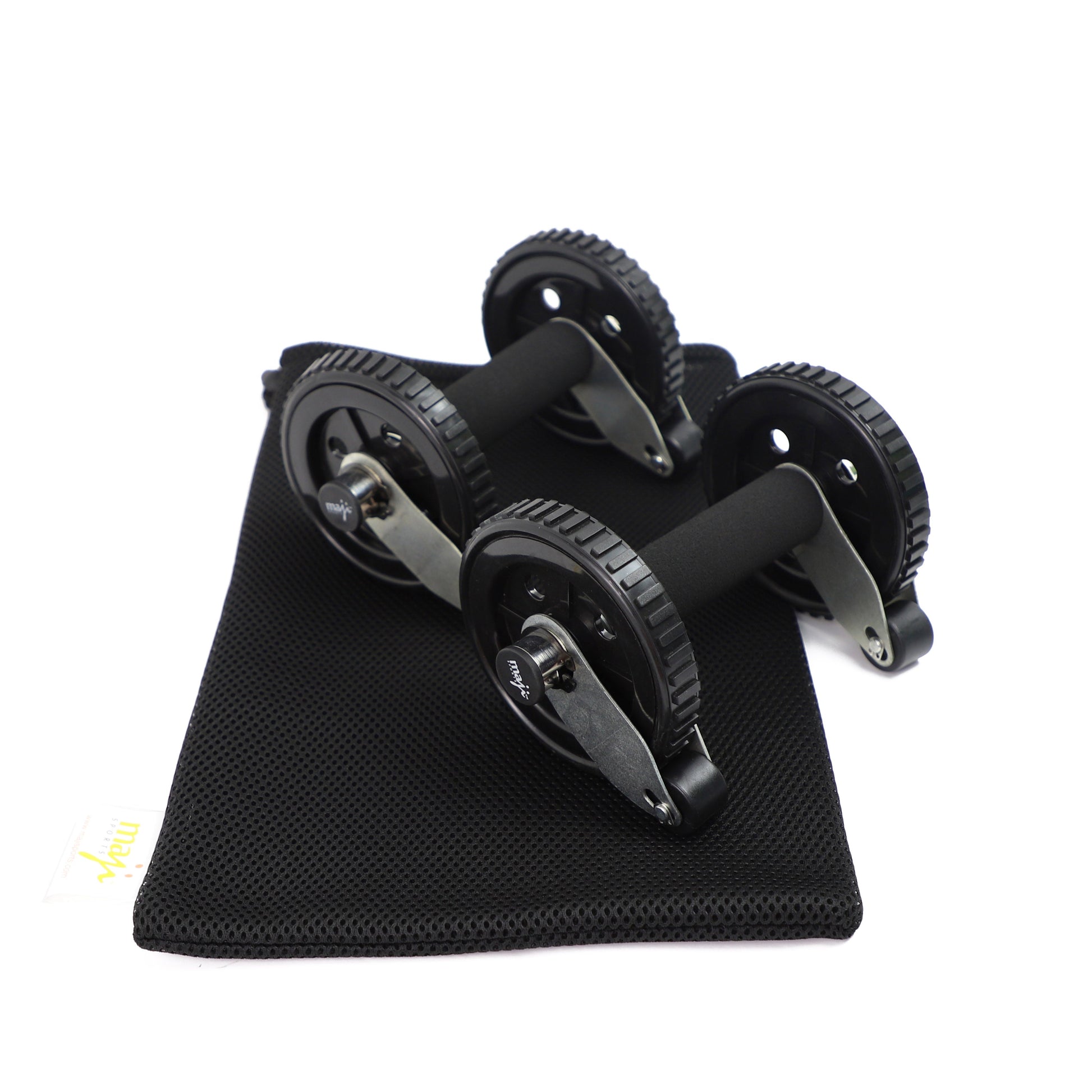 Maji Sports Multi-Functional Ab Rollers - Black